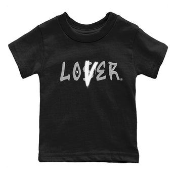 Air Jordan 4 Retro Frozen Moments shirt to match jordans Loser Lover sneaker tees AJ4 Frozen Moments SNRT Sneaker Release Tees Baby Toddler Black 2 T-Shirt