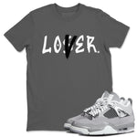 Air Jordan 4 Retro Frozen Moments shirt to match jordans Loser Lover sneaker tees AJ4 Frozen Moments SNRT Sneaker Release Tees Unisex Cool Grey 1 T-Shirt