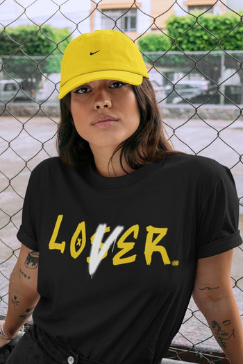 Jordan 4 Lightning Sneaker Match Tees Loser Lover Sneaker Tees Jordan 4 Lightning Sneaker Release Tees Unisex Shirts