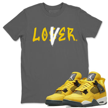Jordan 4 Lightning Sneaker Match Tees Loser Lover Sneaker Tees Jordan 4 Lightning Sneaker Release Tees Unisex Shirts