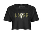 Air Jordan 4 Medium Olive shirt to match jordans Loser Lover sneaker match tees 4s Olive SNRT Sneaker Release Tees Black 2 Crop T-Shirt