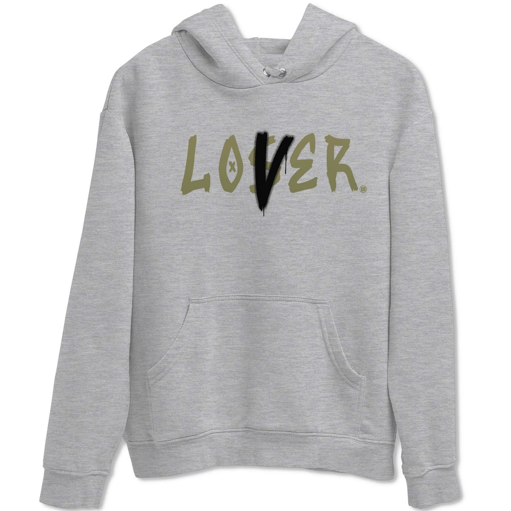 Air Jordan 4 Medium Olive shirt to match jordans Loser Lover sneaker match tees 4s Olive SNRT Sneaker Release Tees Unisex Heather Grey 2 T-Shirt