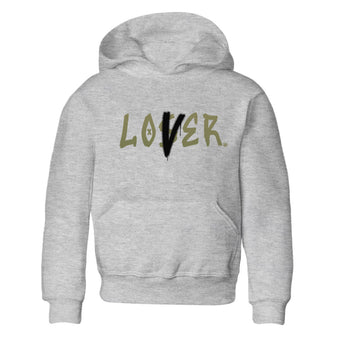 Air Jordan 4 Medium Olive shirt to match jordans Loser Lover sneaker match tees 4s Olive SNRT Sneaker Release Tees Baby Toddler Heather Grey 2 T-Shirt