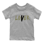 Air Jordan 4 Medium Olive shirt to match jordans Loser Lover sneaker match tees 4s Olive SNRT Sneaker Release Tees Baby Toddler Heather Grey 2 T-Shirt