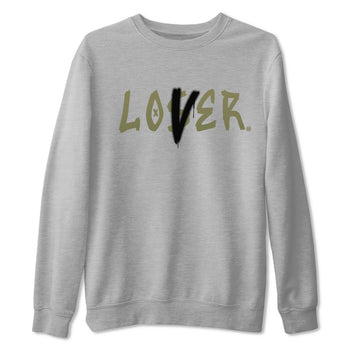 Air Jordan 4 Medium Olive shirt to match jordans Loser Lover sneaker match tees 4s Olive SNRT Sneaker Release Tees Unisex Heather Grey 2 T-Shirt