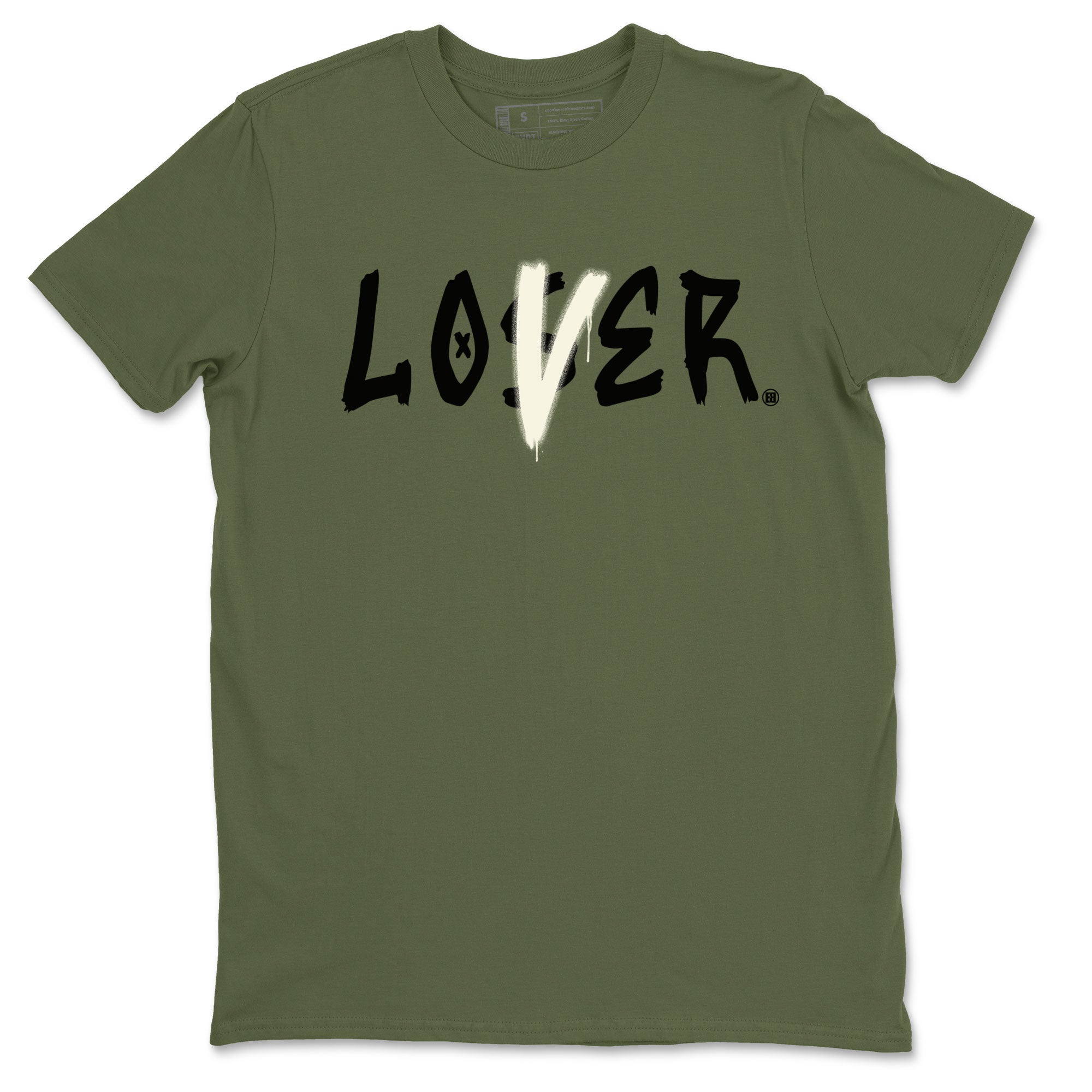 Air Jordan 4 Medium Olive shirt to match jordans Loser Lover sneaker match tees 4s Olive SNRT Sneaker Release Tees Unisex Military Green 2 T-Shirt