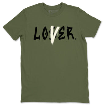 Air Jordan 4 Medium Olive shirt to match jordans Loser Lover sneaker match tees 4s Olive SNRT Sneaker Release Tees Unisex Military Green 2 T-Shirt