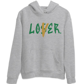 Air Jordan 4 Pine Green Sneaker Match Tees Loser Lover Sneaker Tees Nike SB x Jordan 4 Pine Green Sneaker Release Tees Unisex Shirts Heather Grey 2