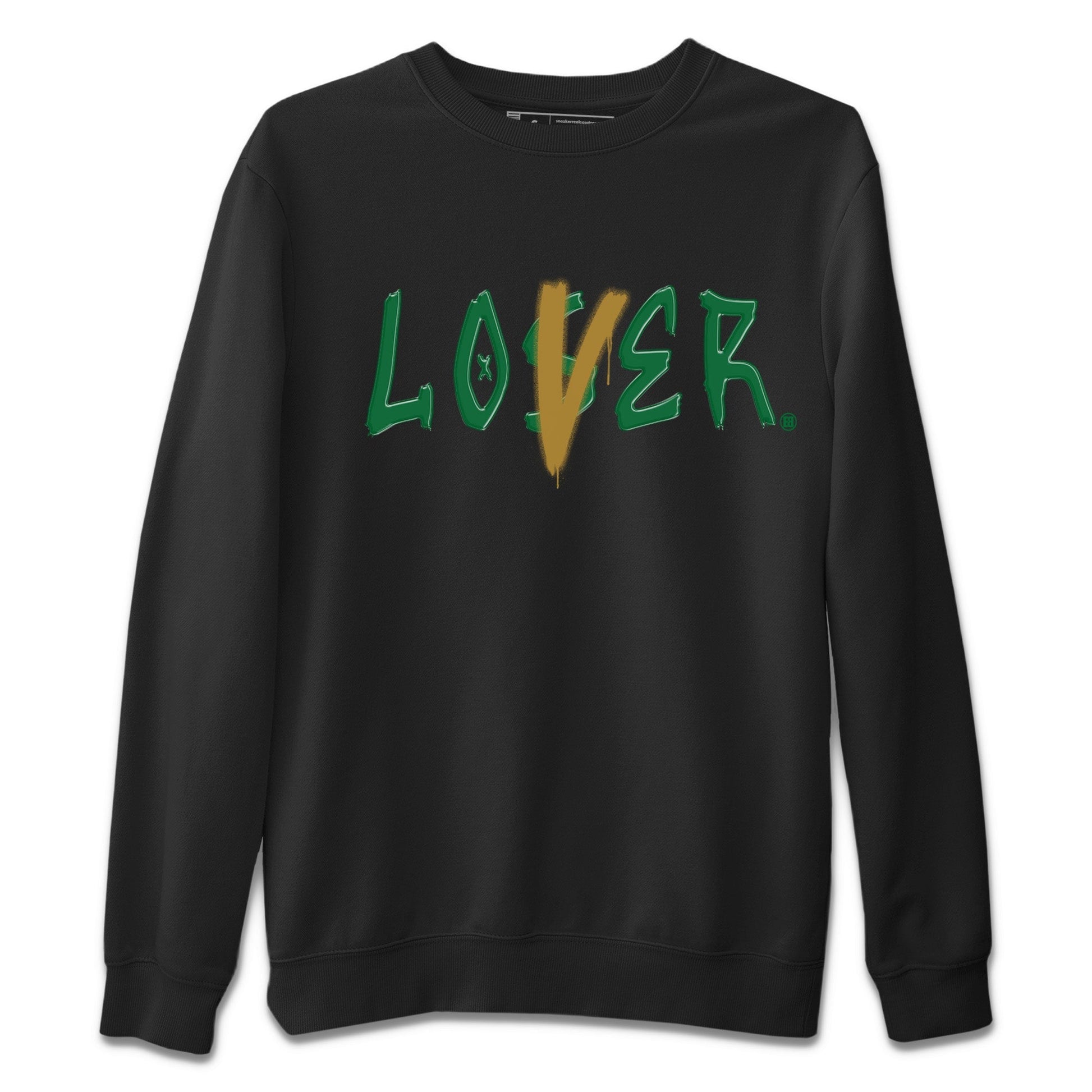 Jordan 4 Pine Green SB Sneaker Match Tees Loser Lover Sneaker Tees Nike SB x Jordan 4 Pine Green Sneaker Tees Sneaker Release Shirts Unisex Shirts Black 2
