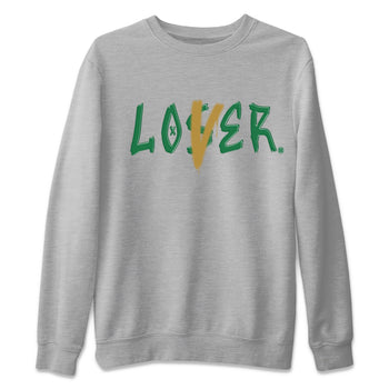 Jordan 4 Pine Green SB Sneaker Match Tees Loser Lover Sneaker Tees Nike SB x Jordan 4 Pine Green Sneaker Tees Sneaker Release Shirts Unisex Shirts Heather Grey 2