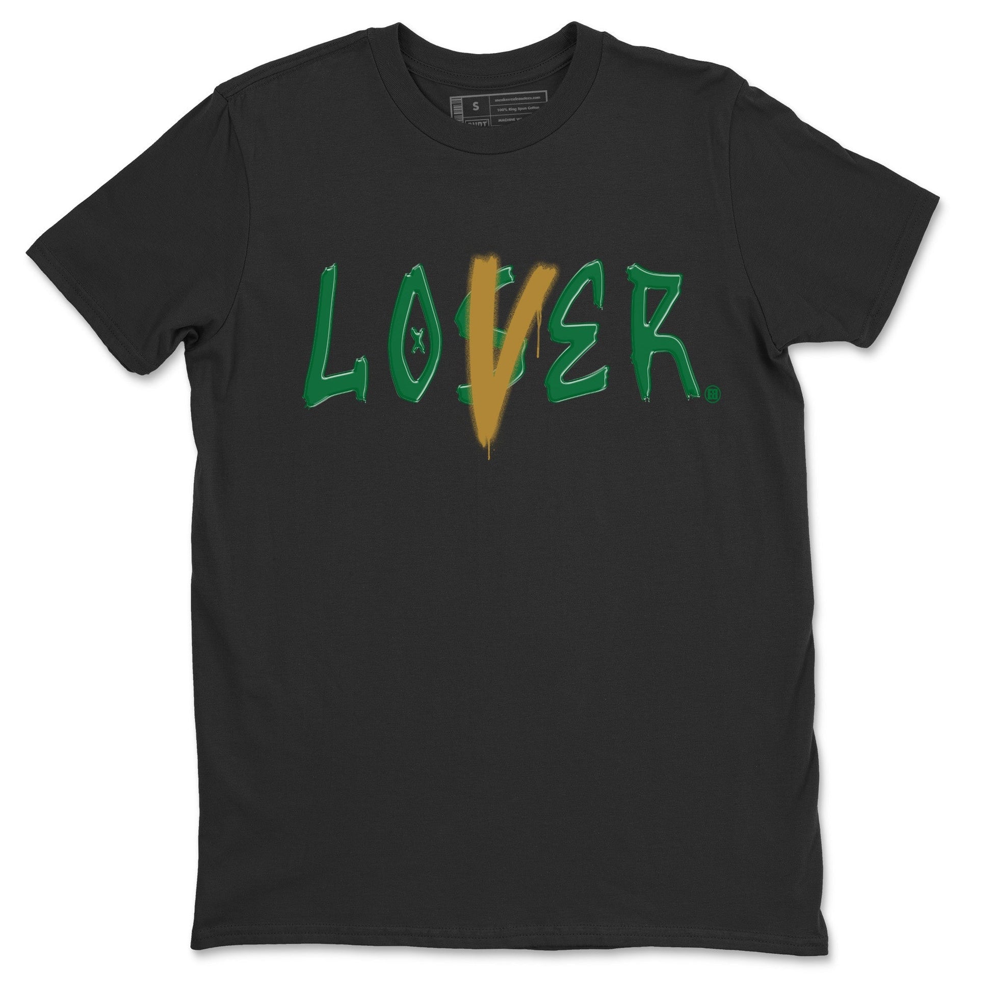 Jordan 4 Pine Green SB Sneaker Match Tees Loser Lover Sneaker Tees Nike SB x Jordan 4 Pine Green Sneaker Tees Sneaker Release Shirts Unisex Shirts Black 2