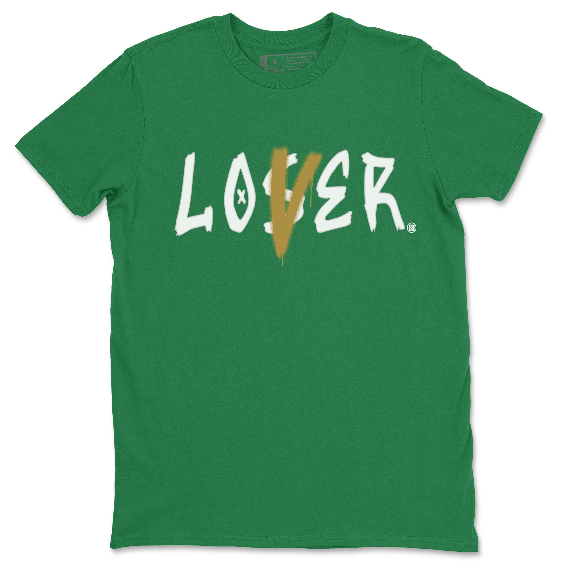 Air Jordan 4 Pine Green Sneaker Match Tees Loser Lover Sneaker Tees Nike SB x Jordan 4 Pine Green Sneaker Release Tees Unisex Shirts Kelly Green 2