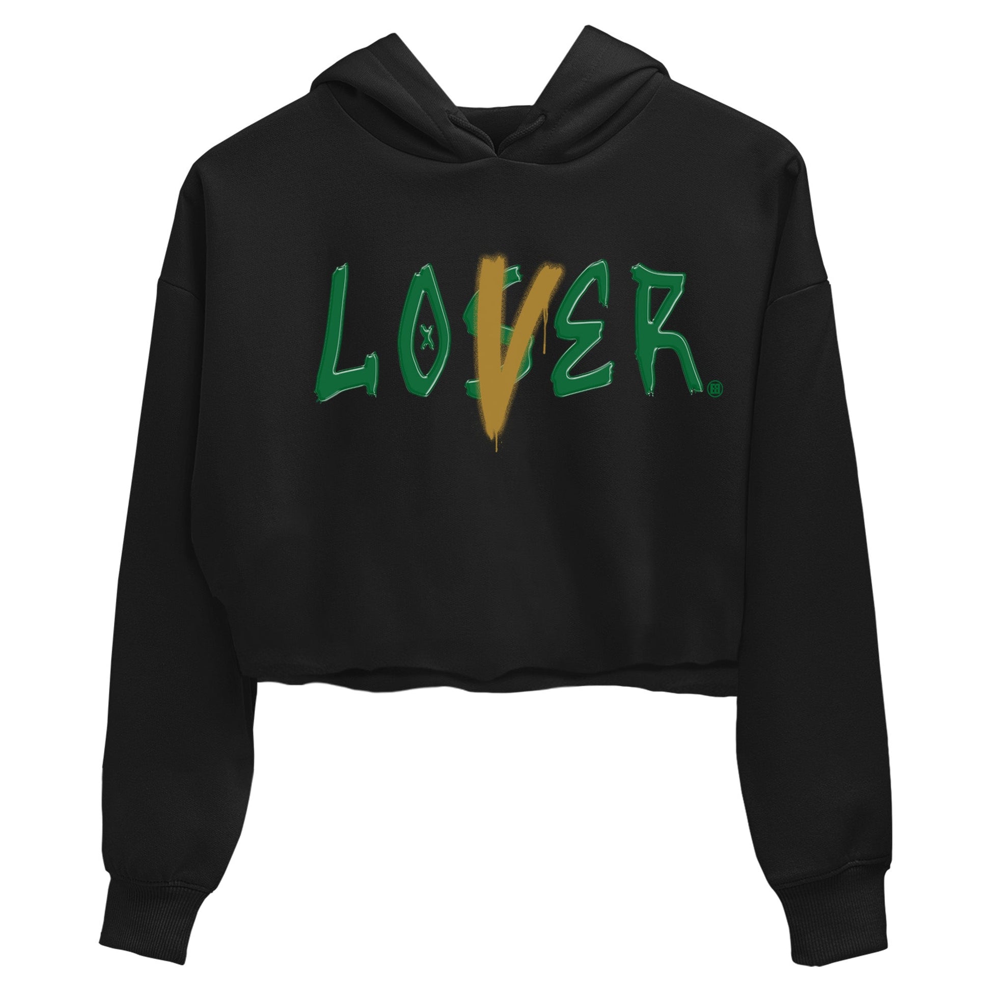Air Jordan 4 Pine Green Sneaker Match Tees Loser Lover Sneaker Tees Nike SB x Jordan 4 Pine Green Sneaker Release Tees Women's Shirts Black 2