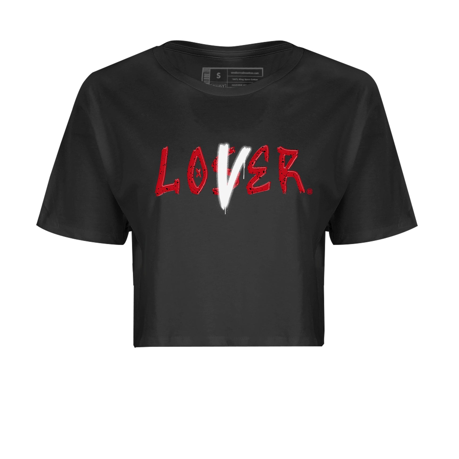 Jordan 4 Red Cement Tees Outfits Loser Lover Sneaker Tees Air Jordan 4 Red Cement Sneaker Release Tees Women's Shirts Black 2