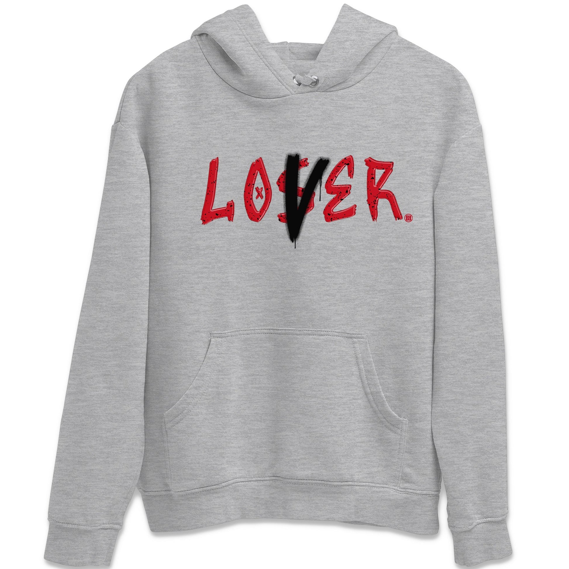 Jordan 4 Red Cement Tees Outfits Loser Lover Sneaker Tees Air Jordan 4 Red Cement Sneaker Release Tees Unisex Shirts Heather Grey 2
