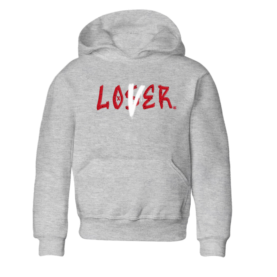 Jordan 4 Red Cement Tees Outfits Loser Lover Sneaker Tees Air Jordan 4 Red Cement Sneaker Release Tees Kids Shirts Heather Grey 2