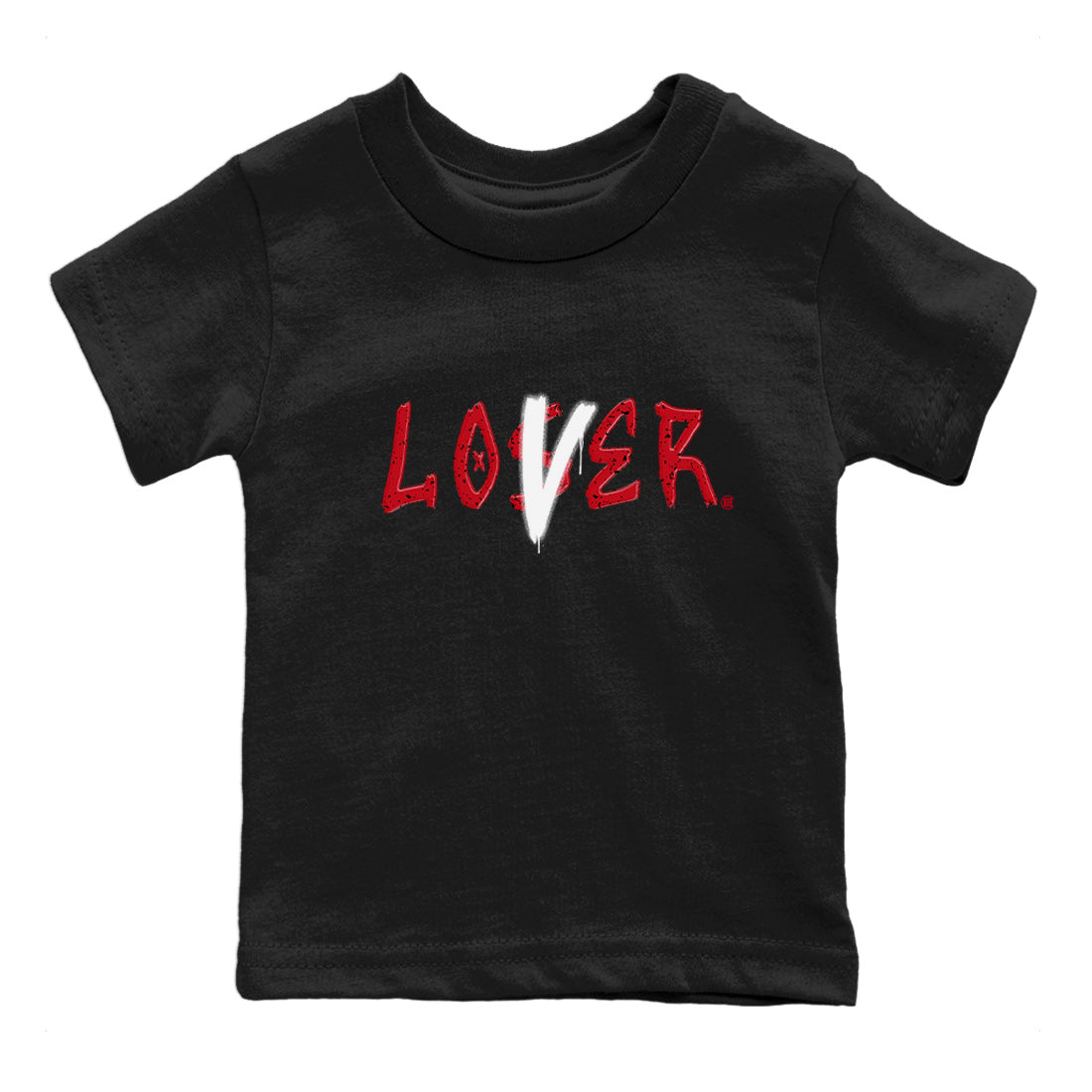 Jordan 4 Red Cement Tees Outfits Loser Lover Sneaker Tees Air Jordan 4 Red Cement Sneaker Release Tees Kids Shirts Black 2