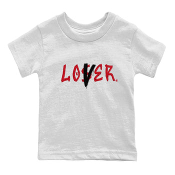 Jordan 4 Red Cement Tees Outfits Loser Lover Sneaker Tees Air Jordan 4 Red Cement Sneaker Release Tees Kids Shirts White 2