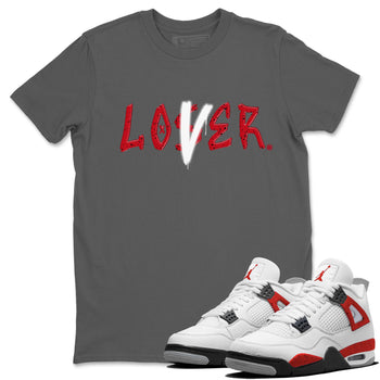 Jordan 4 Red Cement Tees Outfits Loser Lover Sneaker Tees Air Jordan 4 Red Cement Sneaker Release Tees Unisex Shirts Cool Grey 1