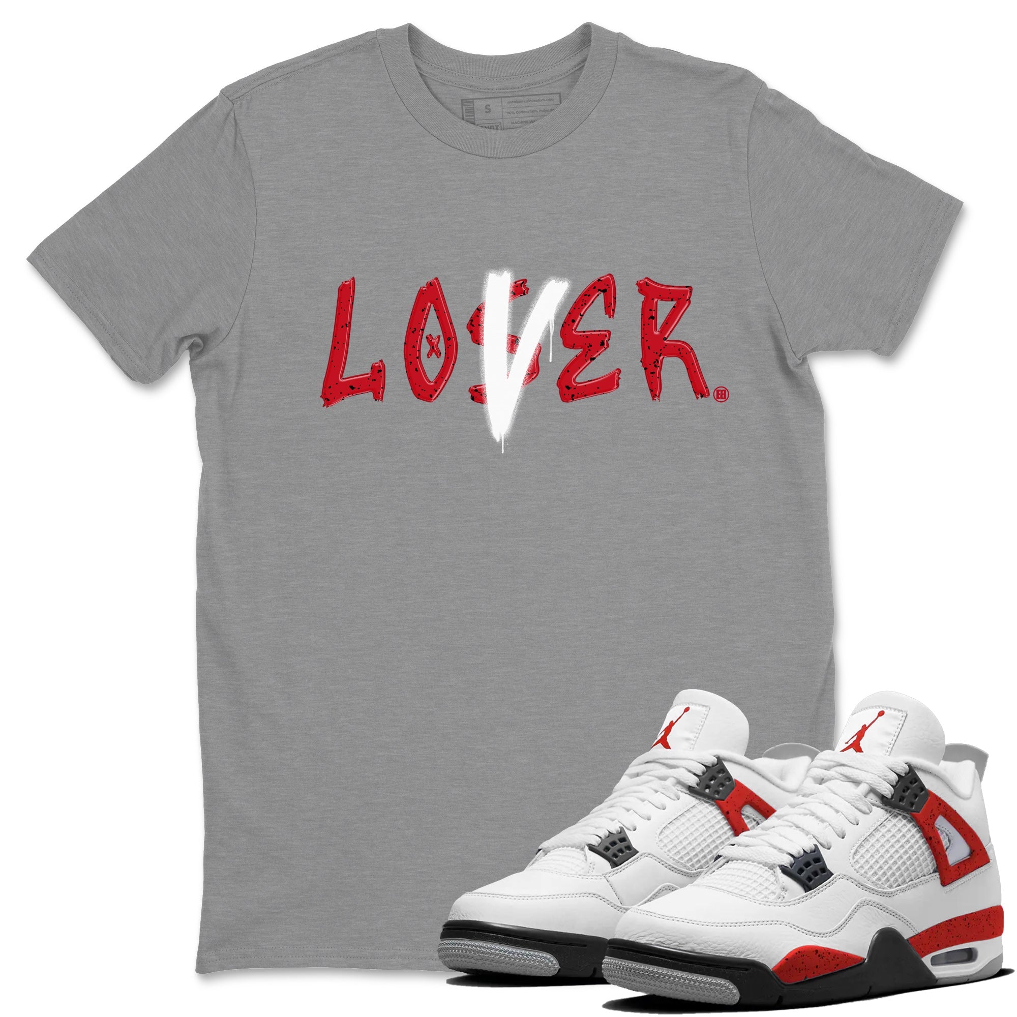 Air Jordan 4 Red Cement Loser Lover Unisex Shirts SNRT Sneaker