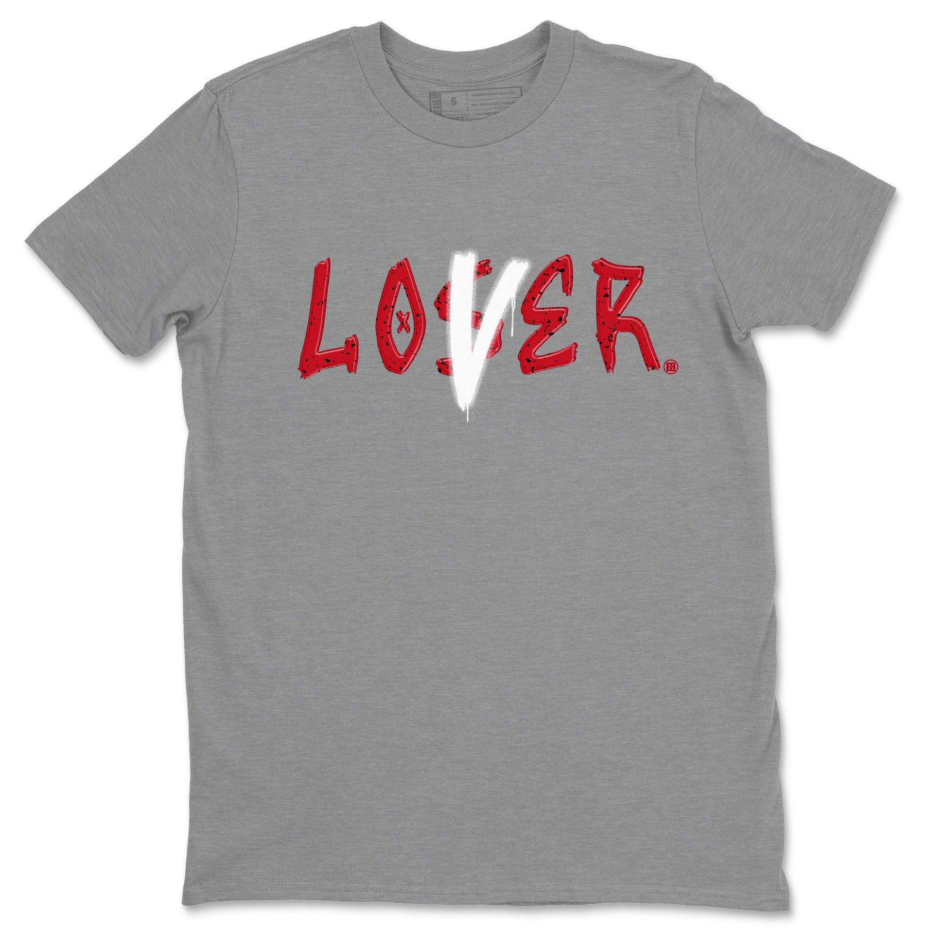 Jordan 4 Red Cement Tees Outfits Loser Lover Sneaker Tees Air Jordan 4 Red Cement Sneaker Release Tees Unisex Shirts Heather Grey 2
