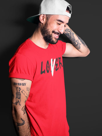 Jordan 4 Red Thunder Sneaker Match Tees Loser Lover Sneaker Tees Jordan 4 Red Thunder Sneaker Release Tees Unisex Shirts