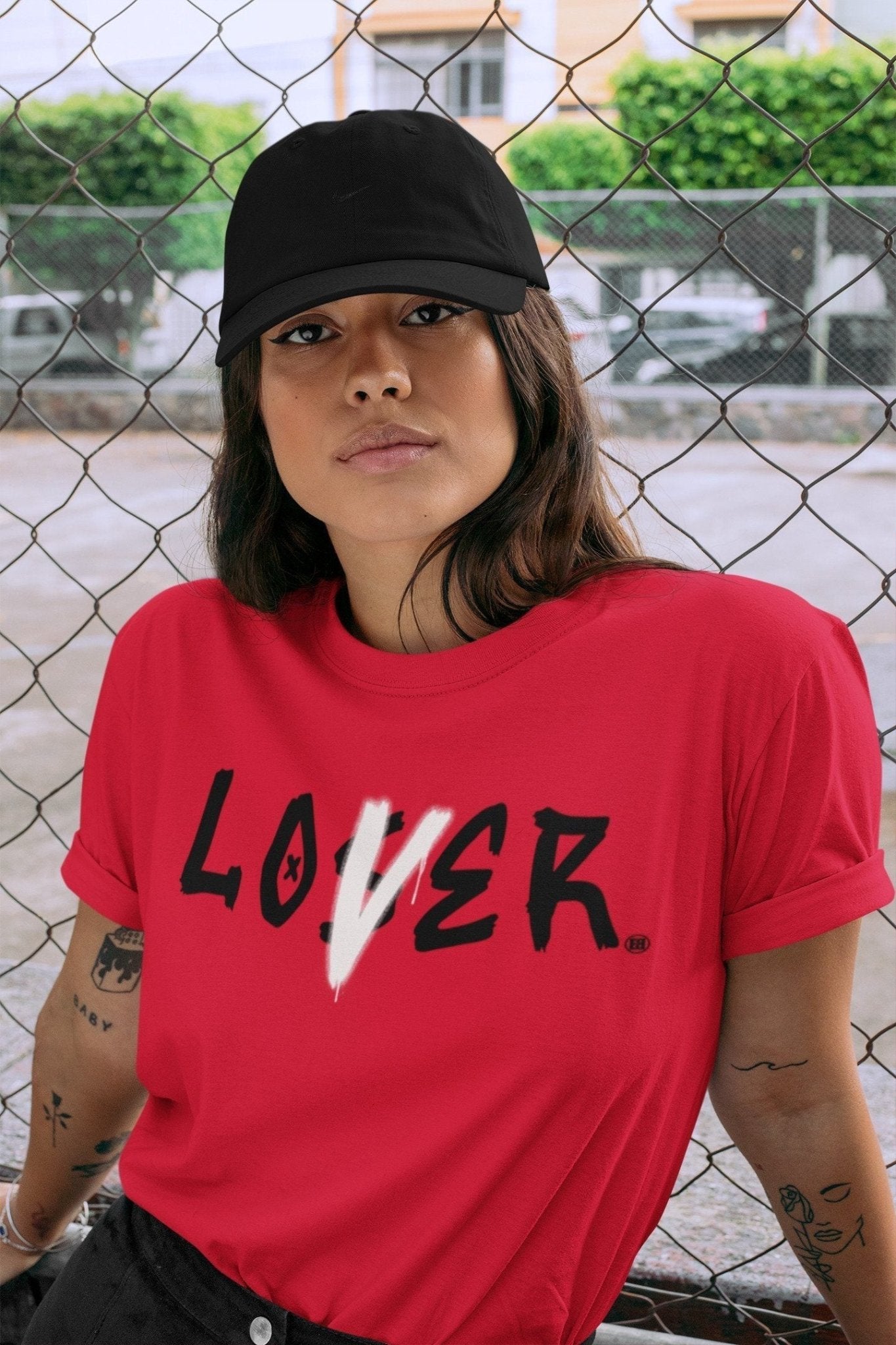 Jordan 4 Red Thunder Sneaker Match Tees Loser Lover Sneaker Tees Jordan 4 Red Thunder Sneaker Release Tees Unisex Shirts