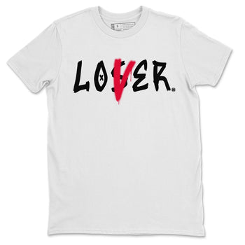 Jordan 4 Red Thunder Sneaker Match Tees Loser Lover Sneaker Tees Jordan 4 Red Thunder Sneaker Release Tees Unisex Shirts