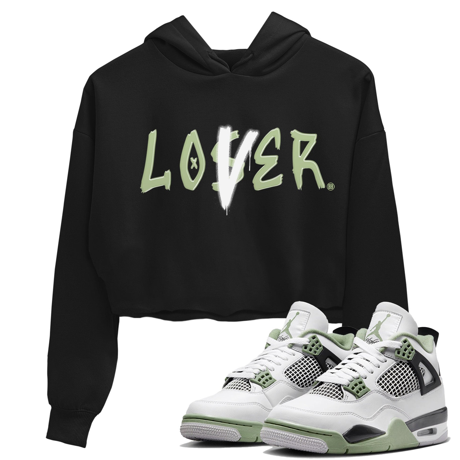 Jordan 4 Seafoam Sneaker Match Tees Loser Lover Sneaker Tees Jordan 4 Seafoam Sneaker Release Tees Women's Shirts