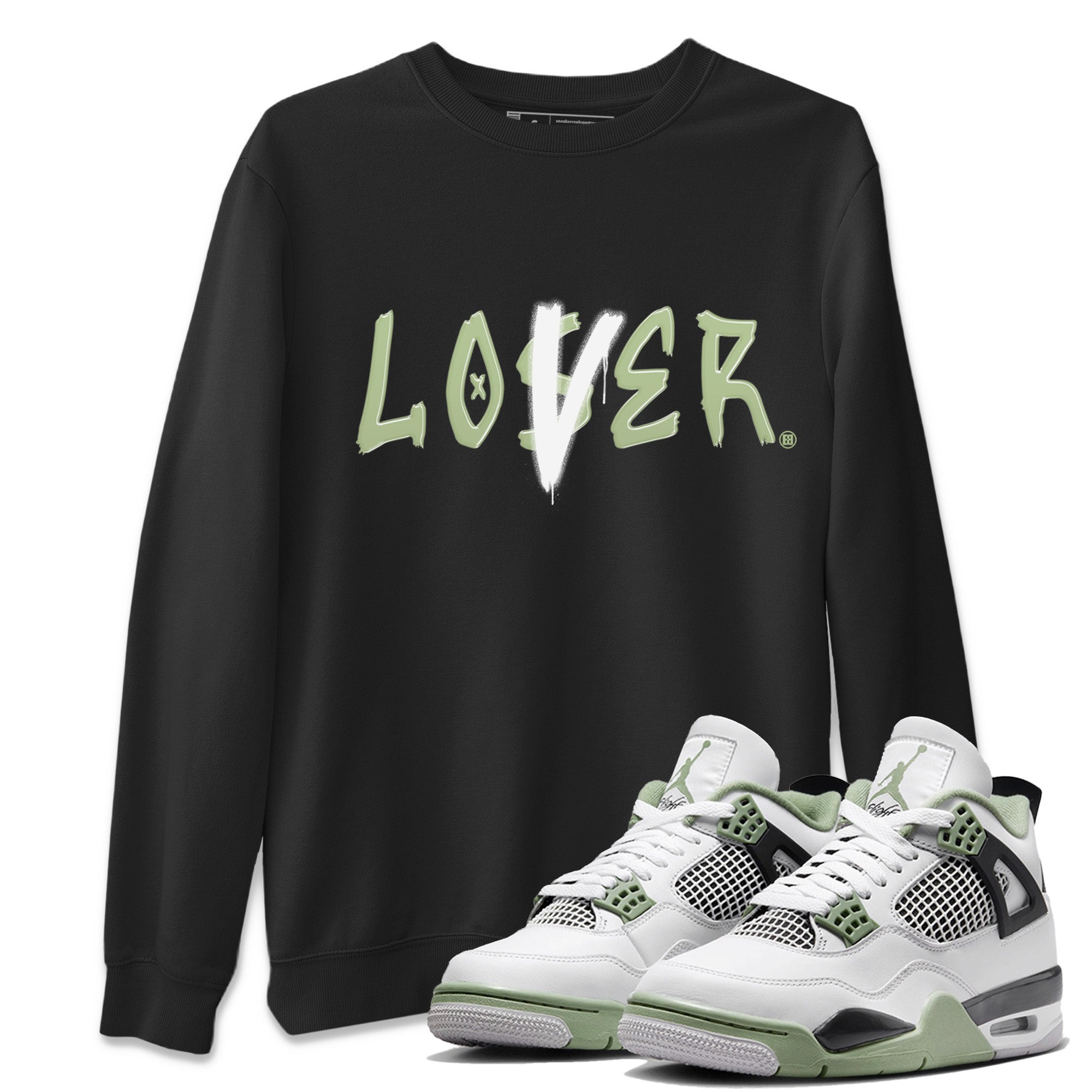 Jordan 4 Seafoam Sneaker Match Tees Loser Lover Sneaker Tees Jordan 4 Seafoam Sneaker Release Tees Unisex Shirts