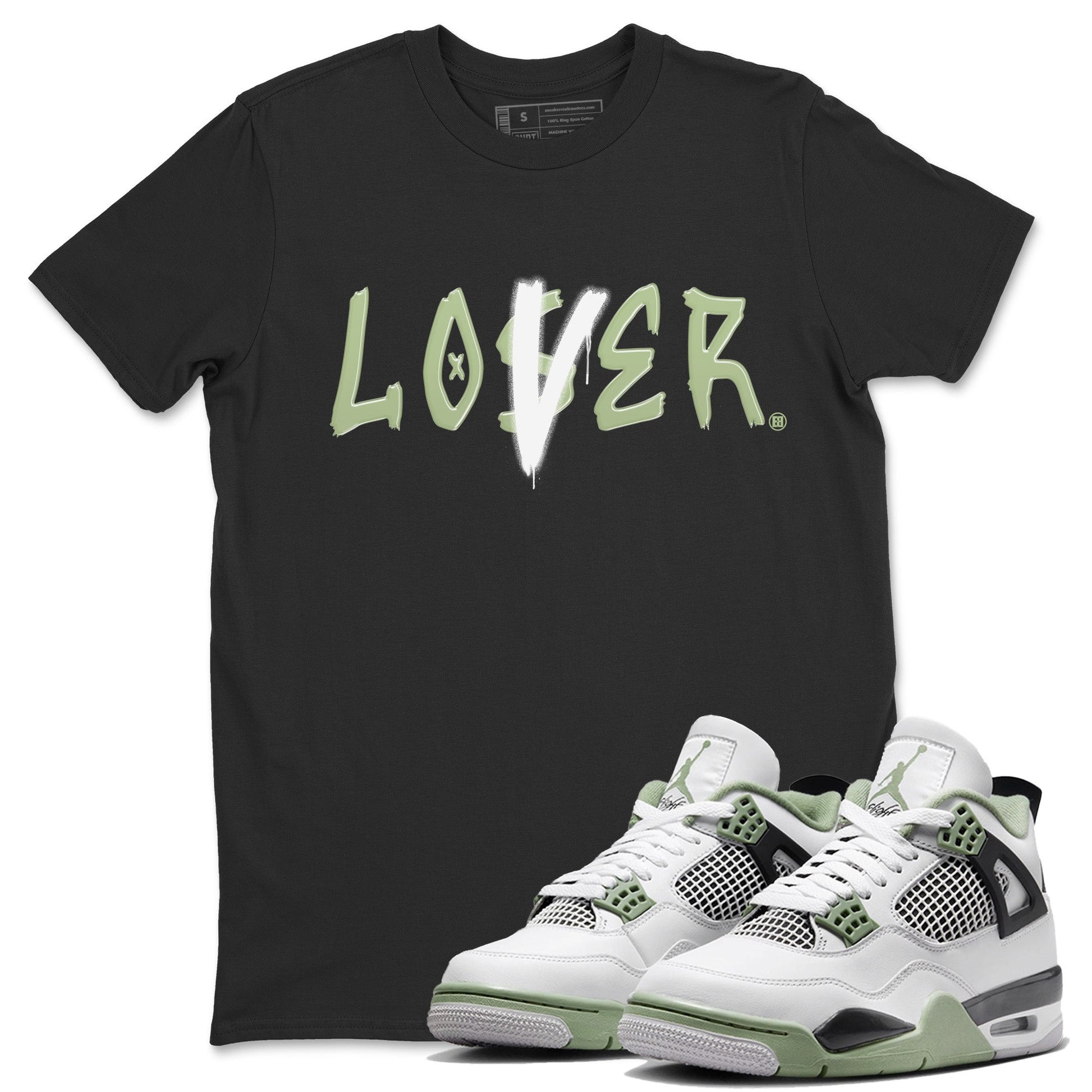 Jordan 4 Seafoam Sneaker Match Tees Loser Lover Sneaker Tees Jordan 4 Seafoam Sneaker Release Tees Unisex Shirts