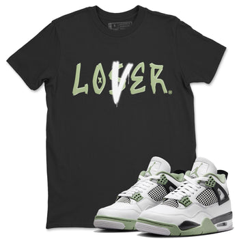 Jordan 4 Seafoam Sneaker Match Tees Loser Lover Sneaker Tees Jordan 4 Seafoam Sneaker Release Tees Unisex Shirts