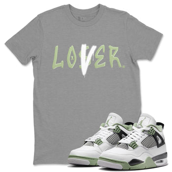 Jordan 4 Seafoam Sneaker Match Tees Loser Lover Sneaker Tees Jordan 4 Seafoam Sneaker Release Tees Unisex Shirts