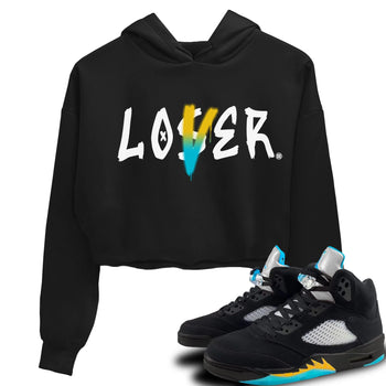 Jordan 5 Aqua Sneaker Match Tees Loser Lover Sneaker Tees Jordan 5 Aqua Sneaker Release Tees Women's Shirts