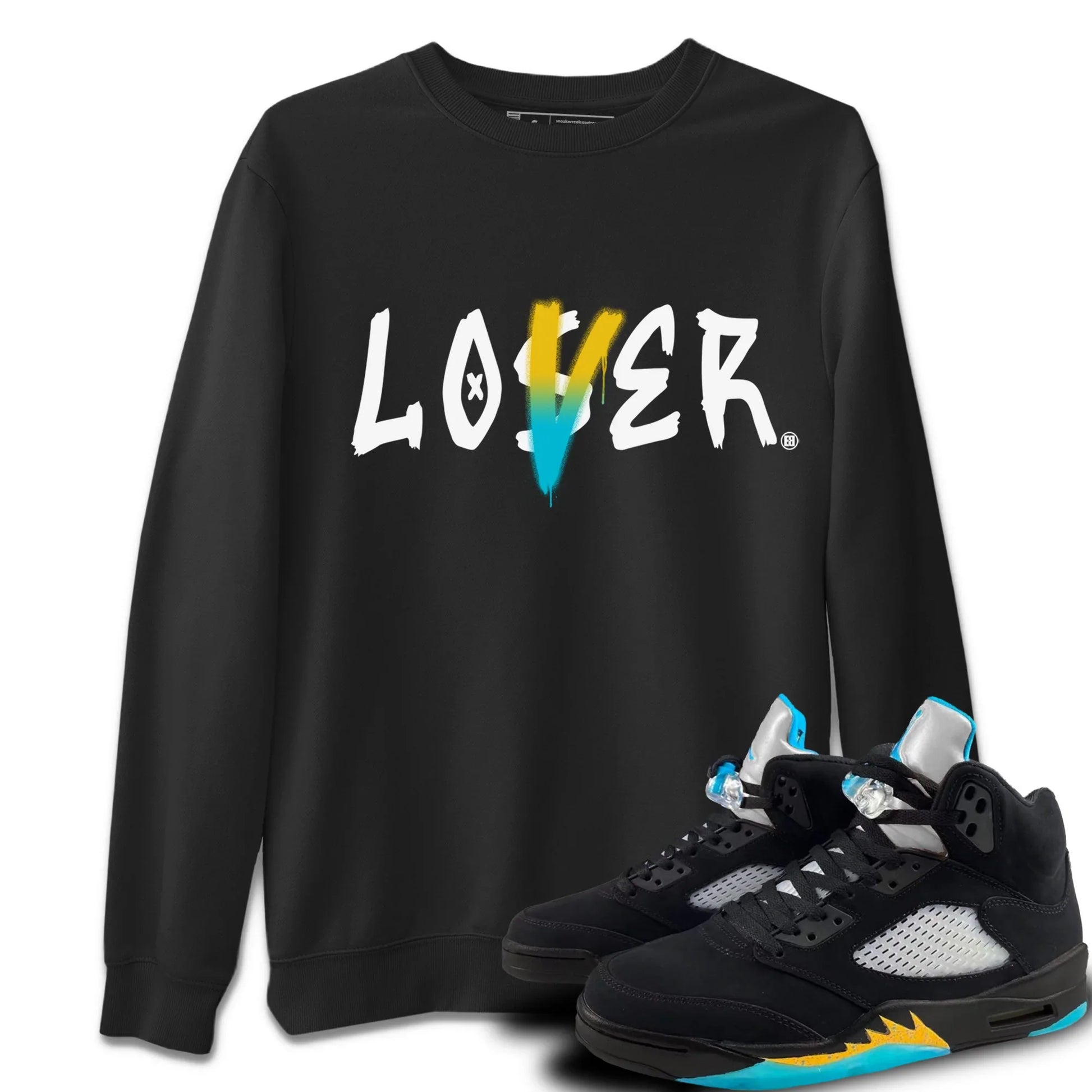 Jordan 5 Aqua Sneaker Match Tees Loser Lover Sneaker Tees Jordan 5 Aqua Sneaker Release Tees Unisex Shirts
