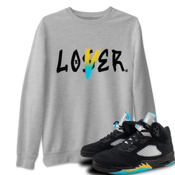 Jordan 5 Aqua Sneaker Match Tees Loser Lover Sneaker Tees Jordan 5 Aqua Sneaker Release Tees Unisex Shirts