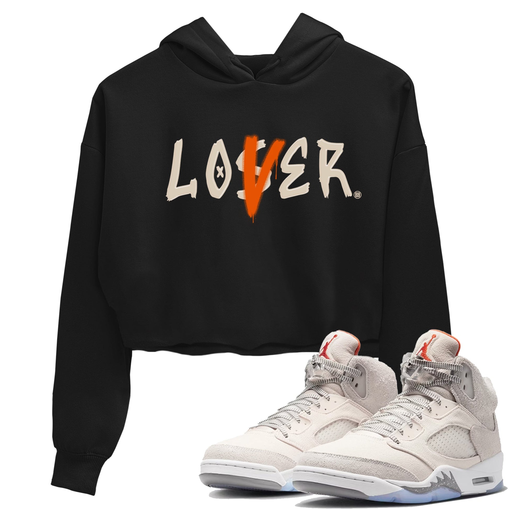 Jordan 5 Craft Tee Loser Lover Sneaker Tees Air Jordan 5 Craft Sneaker Release Tees Women's Shirts Black 1