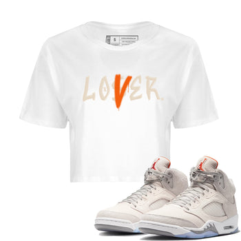 Jordan 5 Craft Tee Loser Lover Sneaker Tees Air Jordan 5 Craft Sneaker Release Tees Women's Shirts White 1