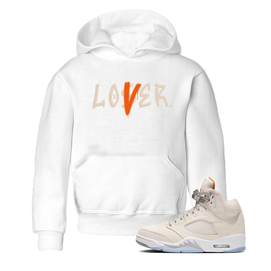 Jordan 5 Craft Tee Loser Lover Sneaker Tees Air Jordan 5 Craft Sneaker Release Tees Kids Shirts White 1