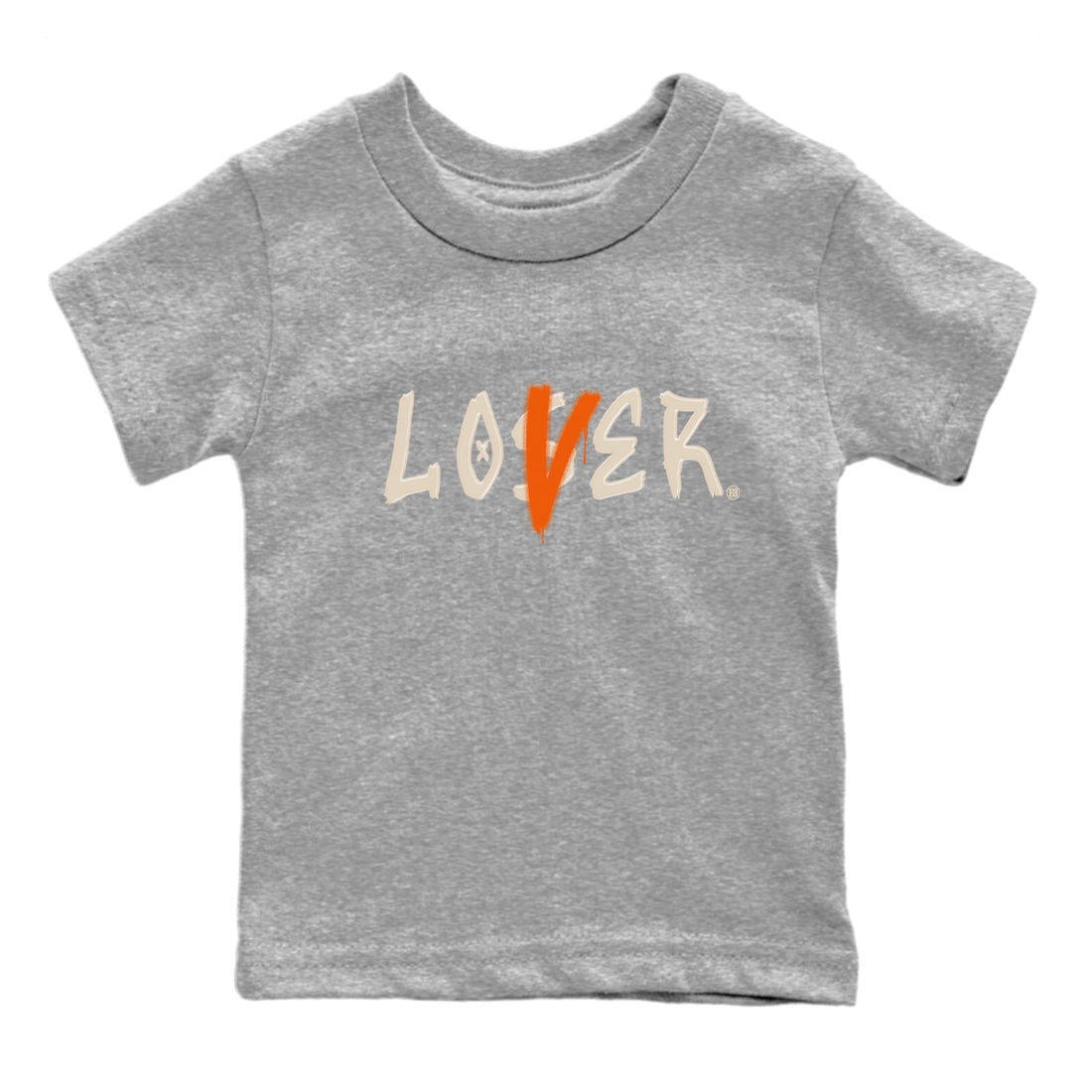 Jordan 5 Craft Tee Loser Lover Sneaker Tees Air Jordan 5 Craft Sneaker Release Tees Kids Shirts Heather Grey 2