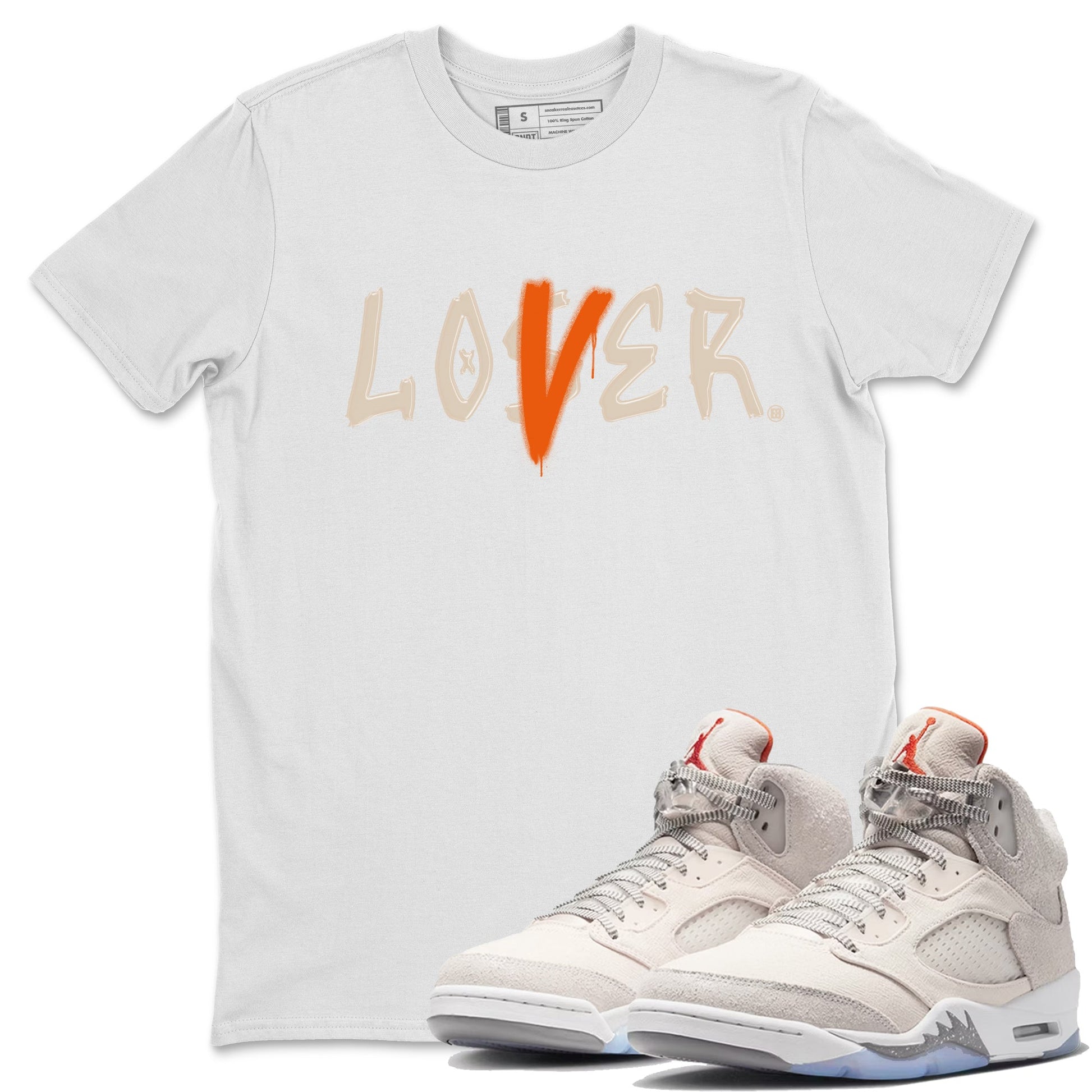 Jordan 5 Craft Tee Loser Lover Sneaker Tees Air Jordan 5 Craft Sneaker Release Tees Unisex Shirts White 1