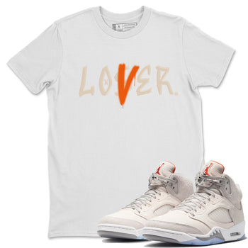 Jordan 5 Craft Tee Loser Lover Sneaker Tees Air Jordan 5 Craft Sneaker Release Tees Unisex Shirts White 1