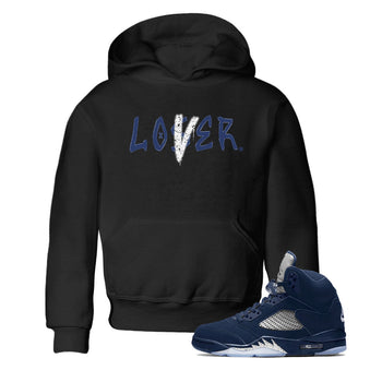 Jordan 5 Retro Midnight Navy shirt to match jordans Navy Loser Lover sneaker tees Air Jordan 5 Georgetown 5s Navy SNRT Sneaker Tees Baby Toddler Sneaker Matching Shirt Black 1 T-Shirt