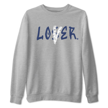Jordan 5 Retro Midnight Navy shirt to match jordans Navy Loser Lover sneaker tees Air Jordan 5 Georgetown 5s Navy SNRT Sneaker Tees Unisex Navy 5s Sneaker Matching Clothes Heather Grey 2 T-Shirt