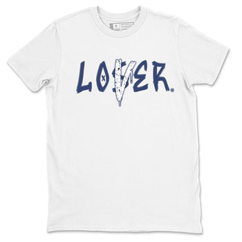 Jordan 5 Retro Midnight Navy shirt to match jordans Navy Loser Lover sneaker tees Air Jordan 5 Georgetown 5s Navy SNRT Sneaker Tees Unisex Navy 5s Sneaker Matching Clothes White 2 T-Shirt