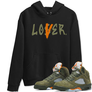 5s Olive shirt to match jordans Loser Lover sneaker tees Air Jordan 5 Retro Olive SNRT Sneaker Release Tees unisex cotton Black 1 crew neck shirt