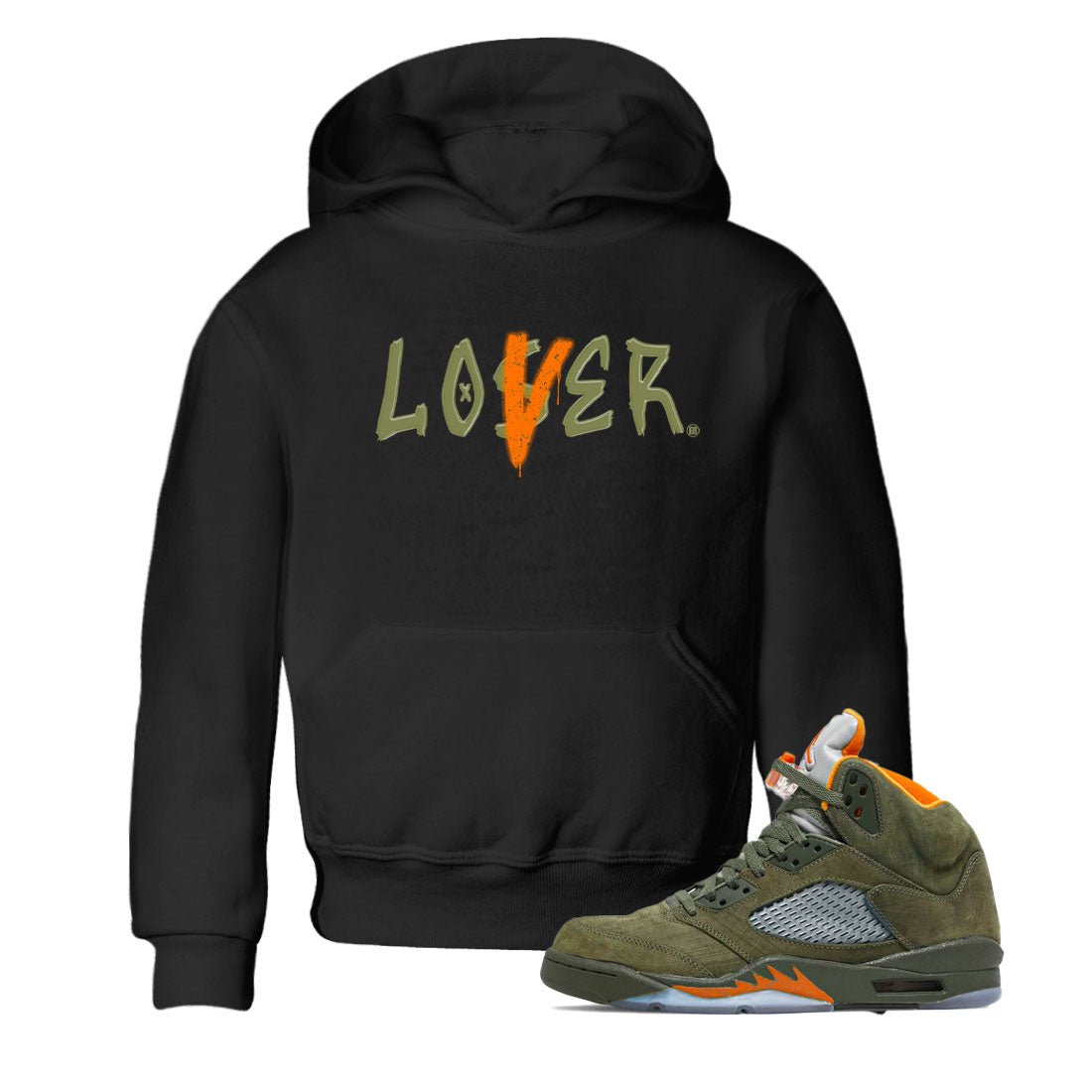 5s Olive shirt to match jordans Loser Lover sneaker tees Air Jordan 5 Olive SNRT sneaker release tees baby toddler Black 1 cotton Shirt