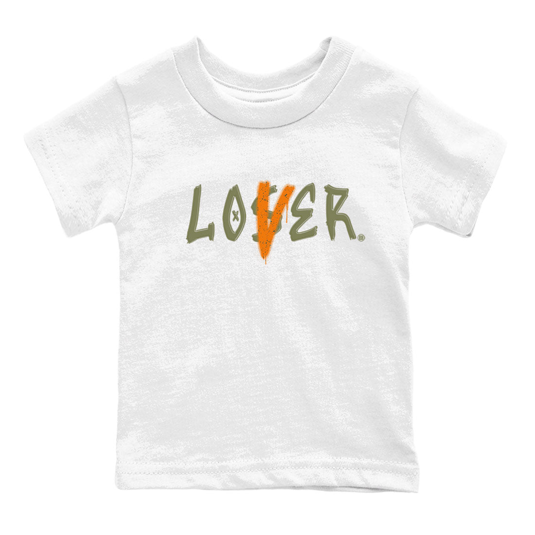 5s Olive shirt to match jordans Loser Lover sneaker tees Air Jordan 5 Olive SNRT sneaker release tees baby toddler White 2 cotton Shirt