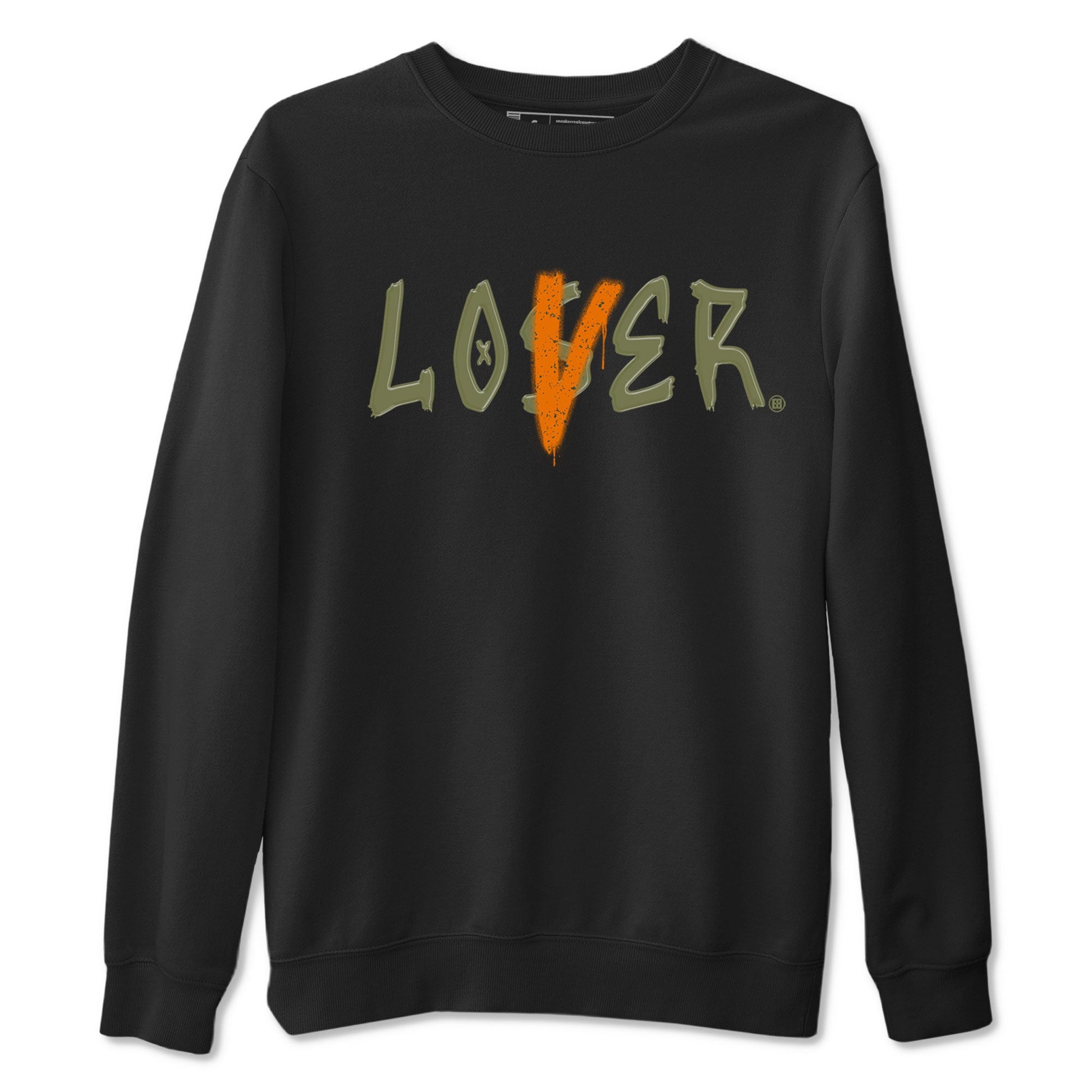 5s Olive shirt to match jordans Loser Lover sneaker tees Air Jordan 5 Retro Olive SNRT Sneaker Release Tees unisex cotton Black 2 crew neck shirt