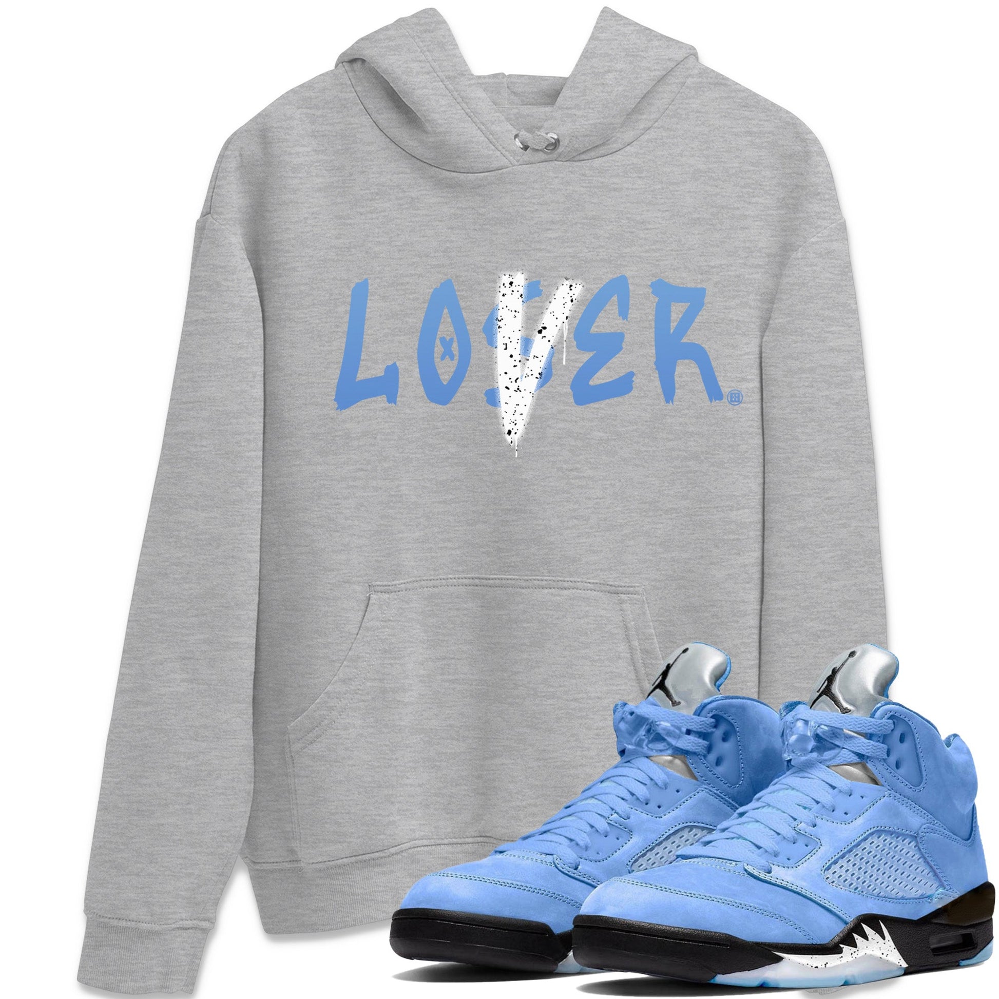 Jordan 5 UNC Sneaker Match Tees Loser Lover Sneaker Tees Jordan 5 UNC SNRT Sneaker Tees Unisex Shirts
